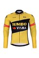 BONAVELO zimski dres i hlače - JUMBO-VISMA 2024 WNT - žuta/crna