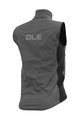 ALÉ prsluk - GUSCIO BLACK REFLECTIVE - crna