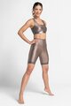 ATHLEEYA tajice - COFFEE BIKER SHINE - bež