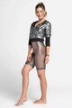 ATHLEEYA tajice - COFFEE BIKER SHINE - bež
