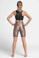 ATHLEEYA tajice - COFFEE BIKER SHINE - bež