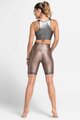 ATHLEEYA tajice - COFFEE BIKER SHINE - bež