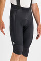SPORTFUL kratke hlače s tregerima - BODYFIT PRO THERMAL - crna