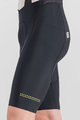 SPORTFUL kratke hlače s tregerima - BODYFIT CLASSIC - crna/zlatna