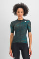 SPORTFUL dres kratkih rukava - CLIFF SUPERGIARA - crna/tirkizna