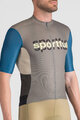 SPORTFUL dres kratkih rukava - SUPERGIARA LOGO - plava/siva