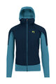 KARPOS jakna otporna na vjetar - LAVAREDO - plava/svjetloplava