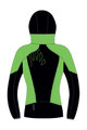 KARPOS jakna otporna na vjetar - LAVAREDO - zelena/crna