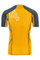 KARPOS majica kratkih rukava - LAVAREDO - žuta/crna