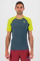 KARPOS majica kratkih rukava - LAVAREDO - zelena/žuta