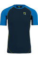 KARPOS majica kratkih rukava - LAVAREDO - crna/plava
