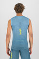 KARPOS majica bez rukava - VERVE MESH - plava