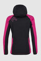 KARPOS jakna otporna na vjetar - LAVAREDO WINTER KIDS - ružičasta/crna