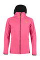KARPOS jakna otporna na vjetar - LAVAREDO KID WINTER - ružičasta/crna