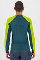KARPOS majica dugih rukava - LAVAREDO - zelena/žuta