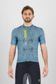 KARPOS dres kratkih rukava - VAL VIOLA - plava/žuta