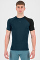 KARPOS majica kratkih rukava - DINAMICO MERINO 130 - plava/crna