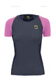 KARPOS majica kratkih rukava - LAVAREDO EVO W - crna/ružičasta