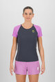 KARPOS majica kratkih rukava - LAVAREDO EVO W - crna/ružičasta