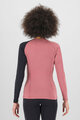 KARPOS majica dugih rukava - DINAMICO MERINO 130 W - ružičasta/crna