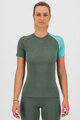 KARPOS majica kratkih rukava - DINAMICO MERINO 130 W - zelena