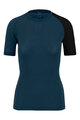 KARPOS majica kratkih rukava - DINAMICO MERINO 130 W - plava/crna