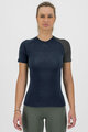 KARPOS majica kratkih rukava - DINAMICO MERINO 130 W - plava/crna