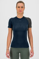 KARPOS majica kratkih rukava - DINAMICO MERINO 130 W - plava/crna