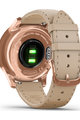 GARMIN pametni sat - VIVOMOVE LUXE 18K ROSE GOLD - ružičasta/zlatna/bež