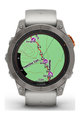 GARMIN pametni sat - FENIX 7 PRO SAPPHIRE SOLAR - siva/narančasta