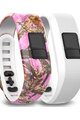 GARMIN komplet narukvica - PINKCAMO/WHITE - ružičasta/bijela