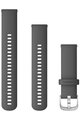 GARMIN remen - QUICK RELEASE 22 MM - siva/srebrna