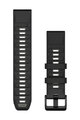 GARMIN remen - QUICKFIT 22 - crna/siva