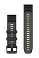 GARMIN remen - QUICKFIT 22 - crna/siva