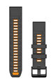 GARMIN remen - QUICKFIT 22 - crna/narančasta