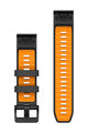 GARMIN remen - QUICKFIT 22 - crna/narančasta