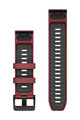 GARMIN remen - QUICKFIT 22 - crvena/crna