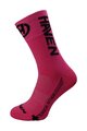 HAVEN čarape klasične - LITE SILVER NEO LONG 2PAK - ružičasta/crna