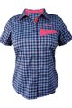 HAVEN košulja - AGNESS SLIMFIT - plava/ružičasta