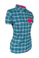 HAVEN košulja - AGNESS SLIMFIT - plava/ružičasta