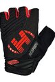 HAVEN rukavice s kratkim prstima - DEMO NEO SHORT - crna/crvena