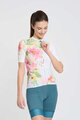 RIVANELLE BY HOLOKOLO dres kratkih rukava - FLOWERY LADY - bijela/ružičasta/zelena