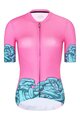 RIVANELLE BY HOLOKOLO dres kratkih rukava - MEDUSA - ružičasta/tirkizna