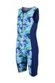 ZONE3 kombinezon - KID'S DIGITAL PRINT TRISUIT  - plava