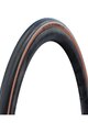 SCHWALBE plašt - ONE 700x28C RACEGUARD 67EPI - crna/smeđa