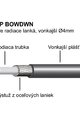 LONGUS bowden - SP OEM - crna