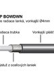 LONGUS bowden - SP BOWDEN - crna