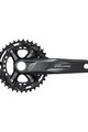 SHIMANO ručice s pretvaračem - DEORE FC-M5100 36-26 2x11 - crna