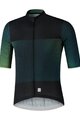 SHIMANO dres kratkih rukava - BREAKAWAY - zelena/crna