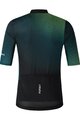 SHIMANO dres kratkih rukava - BREAKAWAY - zelena/crna
